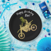 Assiettes En Carton Art Motocross (Fête)