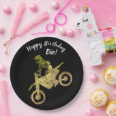 Assiettes En Carton Art Motocross (Fête)