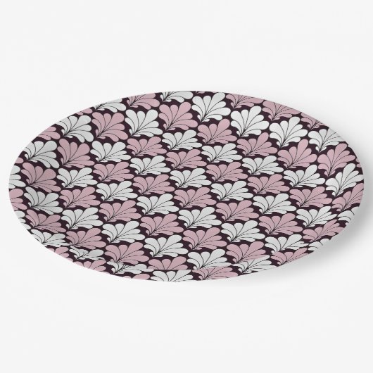 Assiettes En Carton Art Nouveau Chic (Angle)