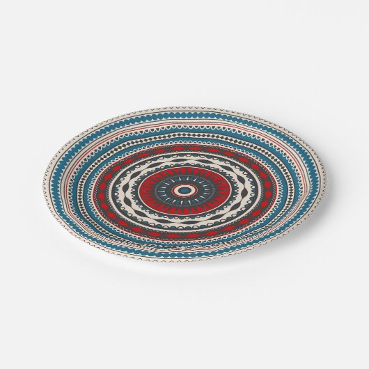 Assiettes En Carton Art populaire roumain (Angle)