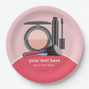 Assiettes En Carton Artistes maquillage