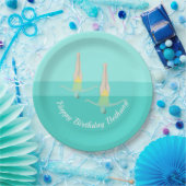 Assiettes En Carton Artistic Swimming (Fête)