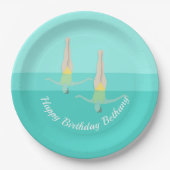 Assiettes En Carton Artistic Swimming (Devant)