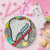 Assiettes En Carton Arts dentaires (Fête)