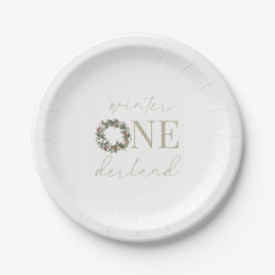 Assiettes En Carton ASPEN Winter ONEderland Papier Vaisselle