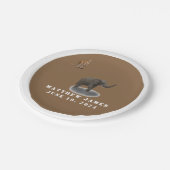 Assiettes En Carton Assimilé Animaux Thème Baby shower Plaque en papie (Angle)
