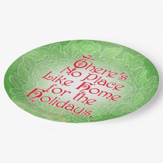 ASSIETTES EN CARTON ASSISTANT CLASSIQUE DES PLAQUES DE PAPIER OZ NOËL (Angle)