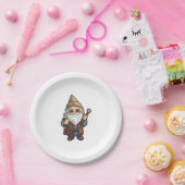 Assiettes En Carton Assistant Gnome (Fête)