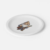 Assiettes En Carton Assistant Gnome (Angle)