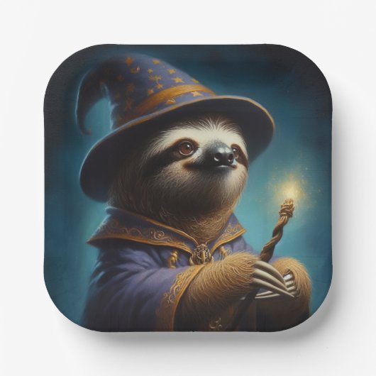 Assiettes En Carton Assistant Sloth (Recto)