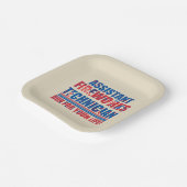 Assiettes En Carton Assistant technicien de feux d'artifice drôle 4 ju (Angulaire)