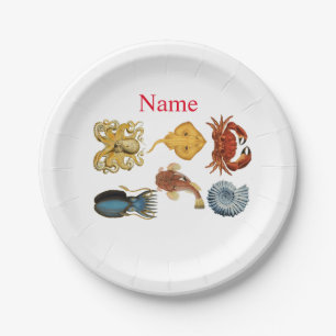 Assiettes En Carton Association d'apaces de mer uniques Thunder_Cove