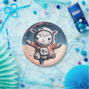 Assiettes En Carton Astro Sheep