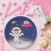Assiettes En Carton Astronaut (Fête)