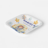 Assiettes En Carton Astronaut Space Theme Custom Birthday Party (Angulaire)