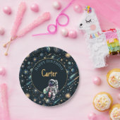 Assiettes En Carton Astronaut | Thème Espace | Fête d'anniversaire du  (Fête)