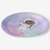 Assiettes En Carton Astronaute (Angle)