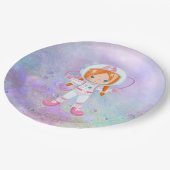 Assiettes En Carton Astronaute (Angle)