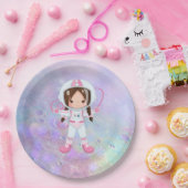 Assiettes En Carton Astronaute (Fête)