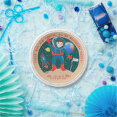 Assiettes En Carton Astronaute (Fête)