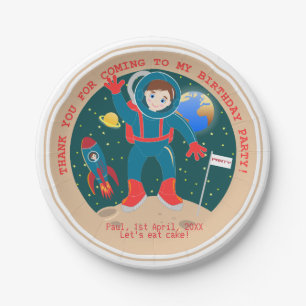 Assiettes En Carton Astronaute