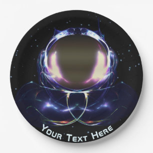 Assiettes En Carton Astronaute fracturé