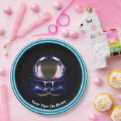 Assiettes En Carton Astronaute fracturé (Fête)