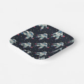 Assiettes En Carton Astronaute spatial (Angulaire)