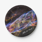 Assiettes En Carton Astronomie & Nebula Voile, Hubble / Galaxie (Devant)