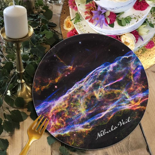 Assiettes En Carton Astronomie & Nebula Voile, Hubble / Galaxie
