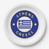 Assiettes En Carton Athènes Grèce (Devant)
