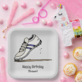 Assiettes En Carton Athlétisme (Fête)
