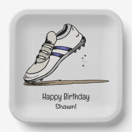 Assiettes En Carton Athlétisme (Recto)
