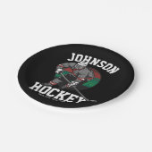 Assiettes En Carton Athlétisme (Angle)