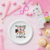 Assiettes En Carton Attention à Halloween (Fête)