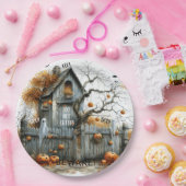 Assiettes En Carton Attention & Boo - The Haunted Gatehouse (Fête)