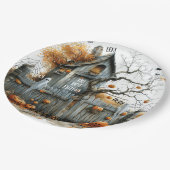 Assiettes En Carton Attention & Boo - The Haunted Gatehouse (Angle)