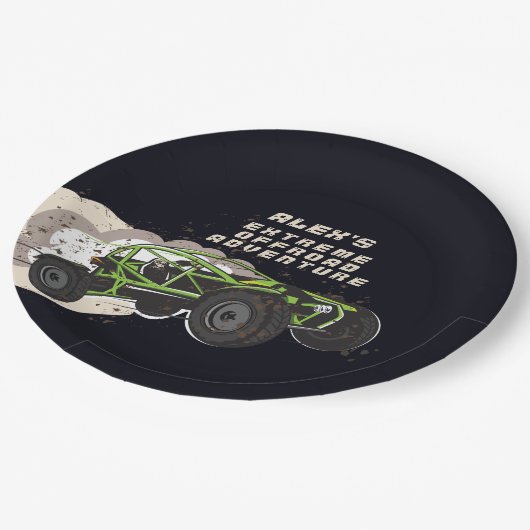 Assiettes En Carton ATV UTV Offroad Adventure Extreme Sports Car Club (Angle)