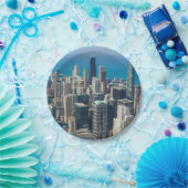 Assiettes En Carton Au-dessus de Chicago (Fête)