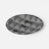 Assiettes En Carton Au-dessus de la colline (Angle)