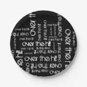 Assiettes En Carton Au-dessus de la colline (Devant)