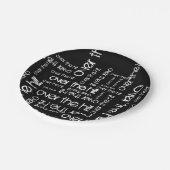 Assiettes En Carton Au-dessus de la colline (Angle)