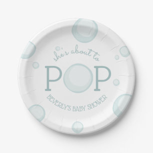 Assiettes En Carton Au sujet de pour sauter le baby shower de bulles