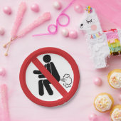 Assiettes En Carton AUCUN ⚠ Drôle Toilette Thaïlandaise ⚠ (Fête)