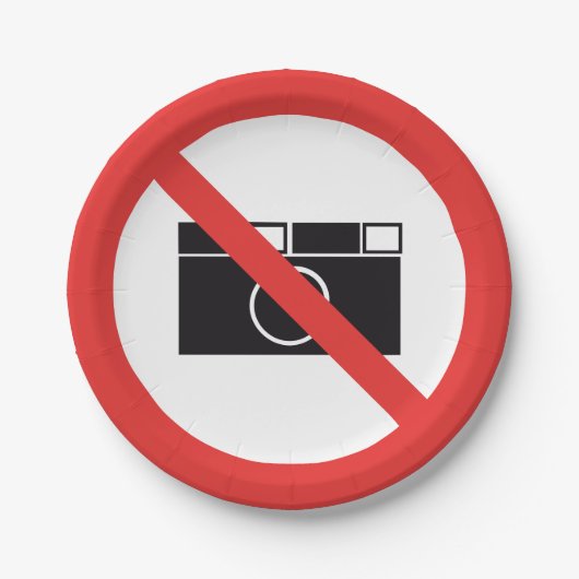 Assiettes En Carton Aucun signe photo (Devant)