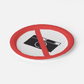 Assiettes En Carton Aucun signe photo (Angle)