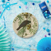 Assiettes En Carton Audubon American Crow Black Bird (Fête)