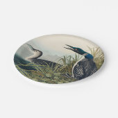 Assiettes En Carton Audubon Bird Loon Diver Classic (Angle)