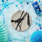 Assiettes En Carton Audubon Silhouette II (Fête)