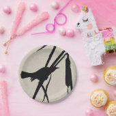 Assiettes En Carton Audubon Silhouette II (Fête)